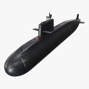 Stealth Naval Submarine Black