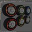 front tyre set