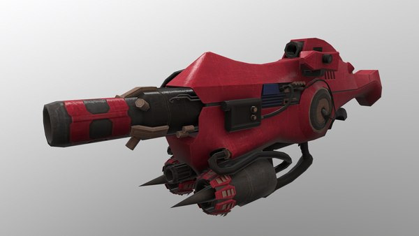 modelo 3d Pistola de gravedad nivel 6 - TurboSquid 2191063