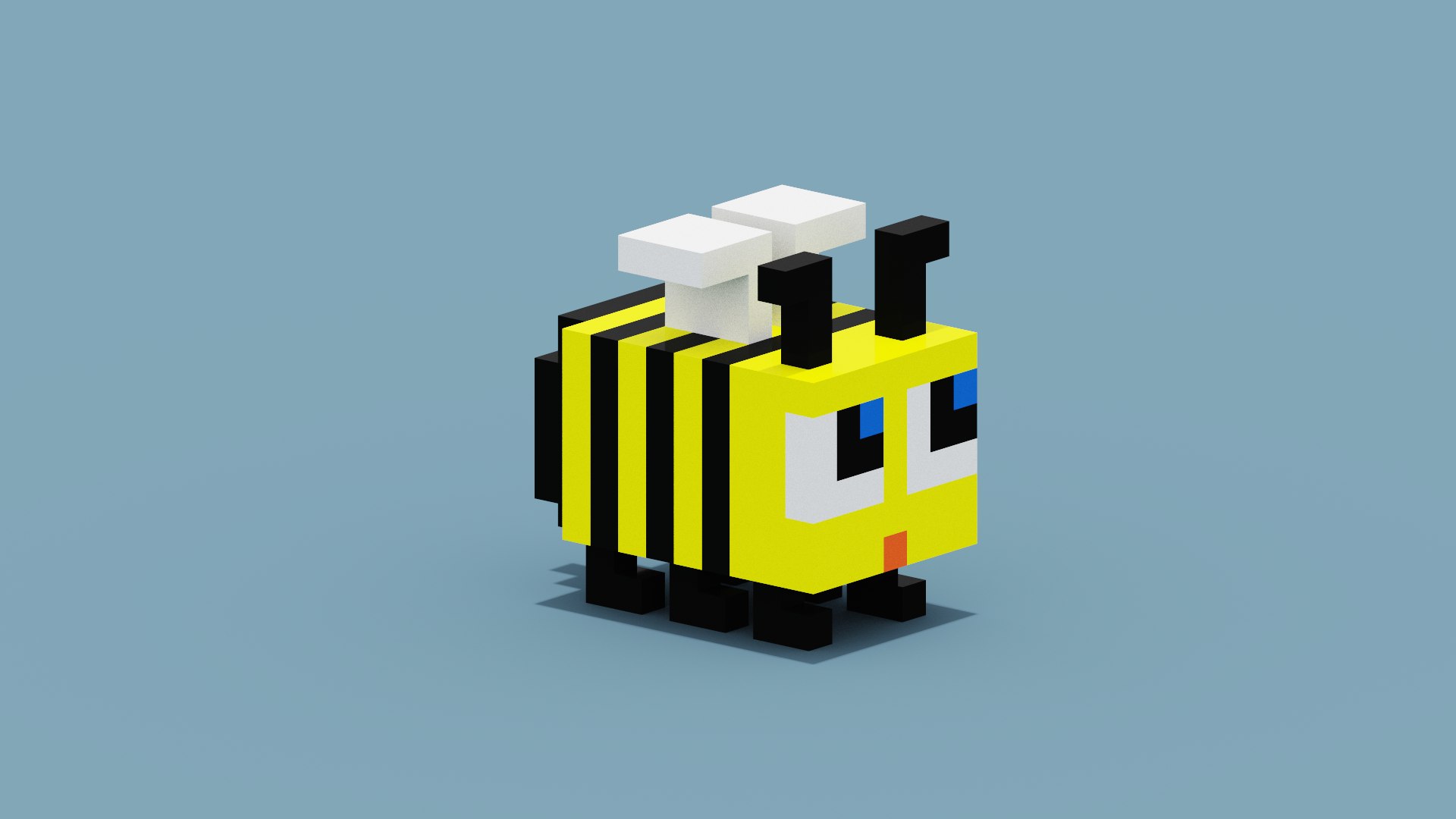 3D Voxel Bee https://p.turbosquid.com/ts-thumb/EW/jY75PJ/3M/spin202207131818010009/png/1657726610/1920x1080/fit_q87/f8ae09c1bf645680eba313f3a2a3fe59fadc46e6/spin202207131818010009.jpg