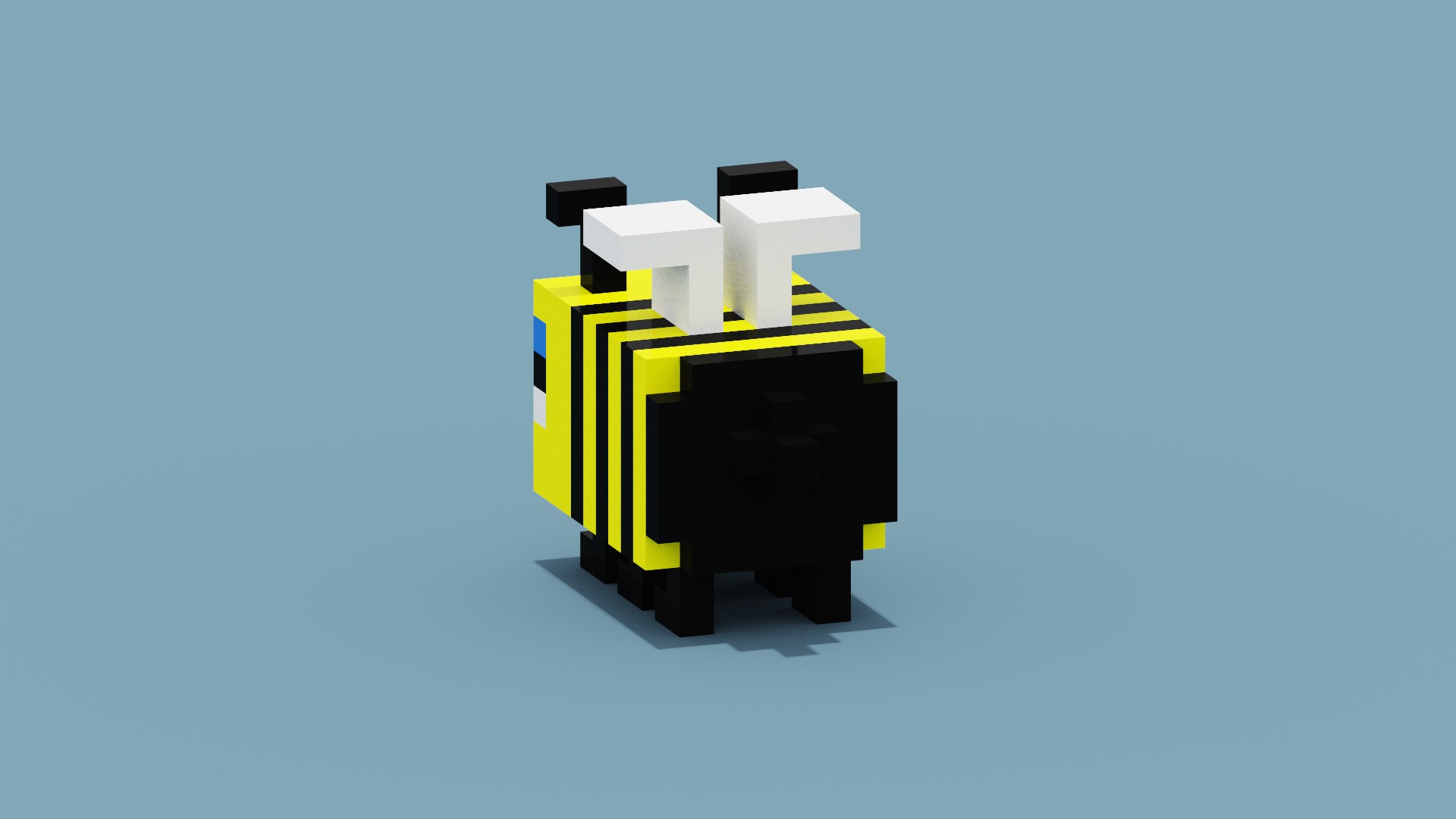 3D Voxel Bee https://p.turbosquid.com/ts-thumb/EW/jY75PJ/la/spin202207131818010004/png/1657726542/1920x1080/fit_q87/bb2ceb9e4bdb817e7775afa798a056828d2aed71/spin202207131818010004.jpg