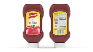 3D Ketchup Bottle