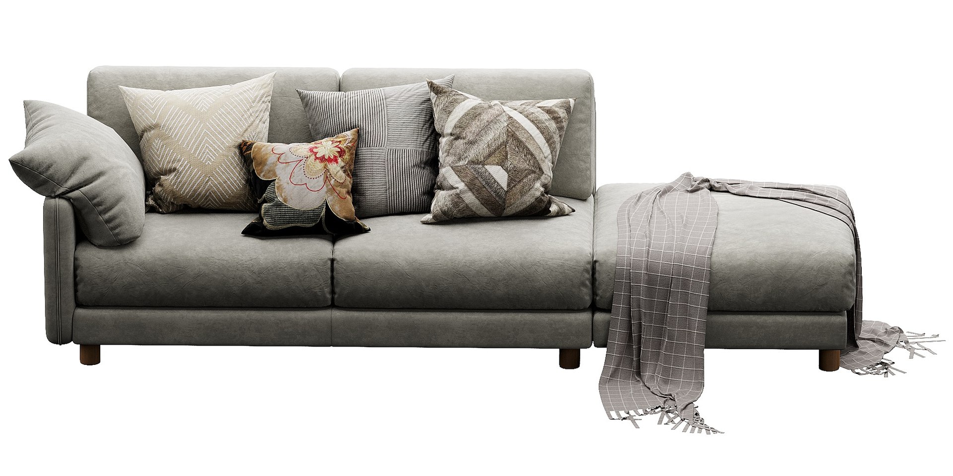 3D Nick Scali Milo Ottoman Model TurboSquid 2020276