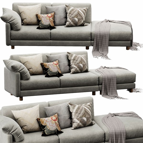 Nick scali Milo Ottoman 3D 모델 TurboSquid 2020276