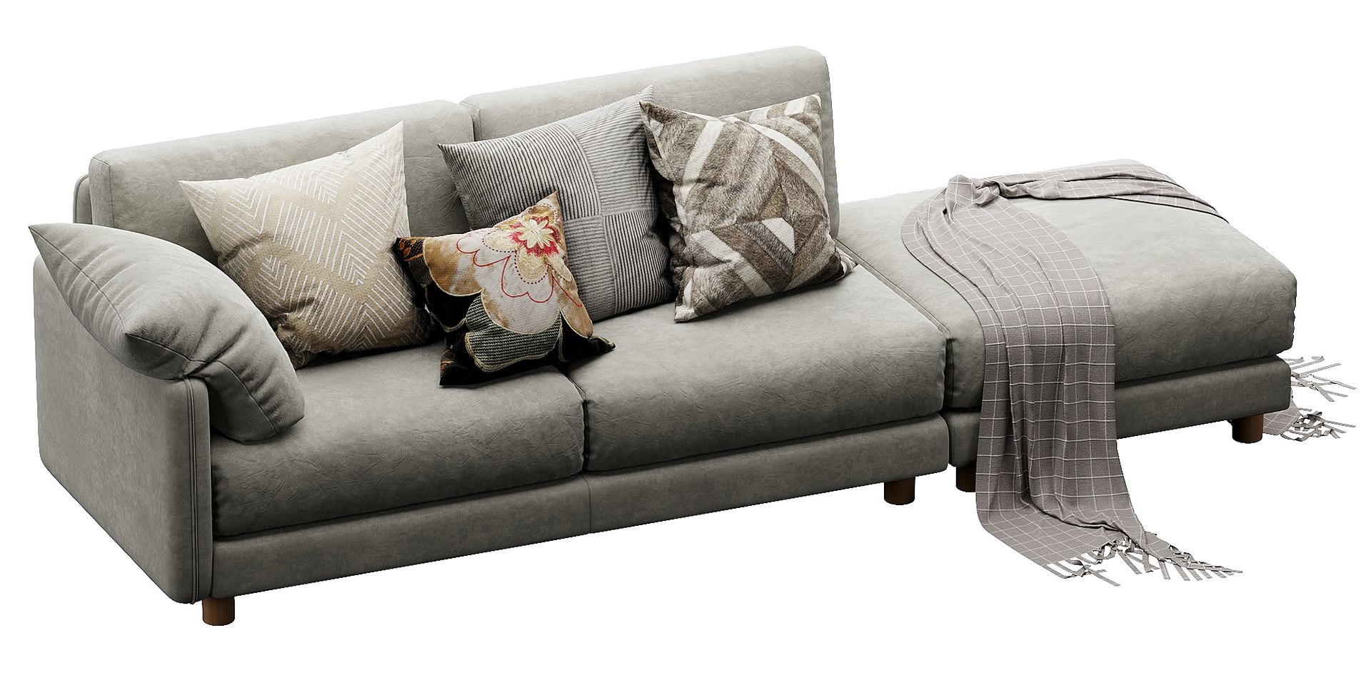 3D Nick Scali Milo Ottoman Model TurboSquid 2020276