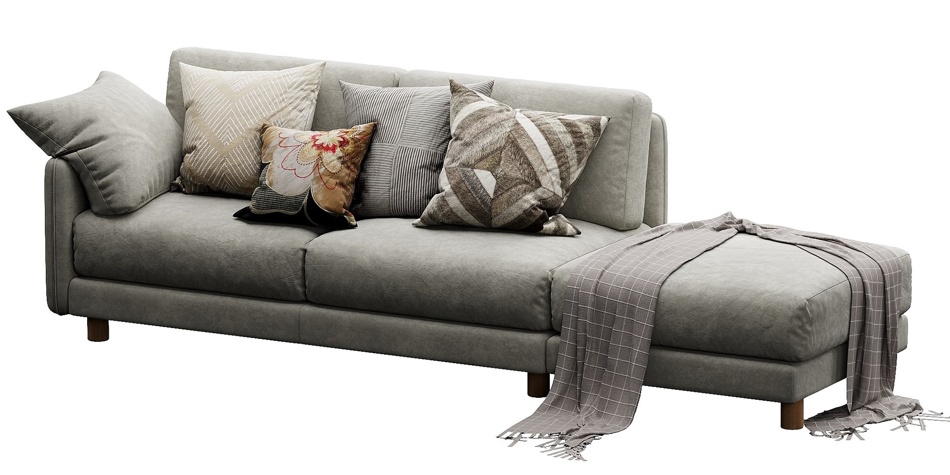 3D Nick Scali Milo Ottoman Model TurboSquid 2020276