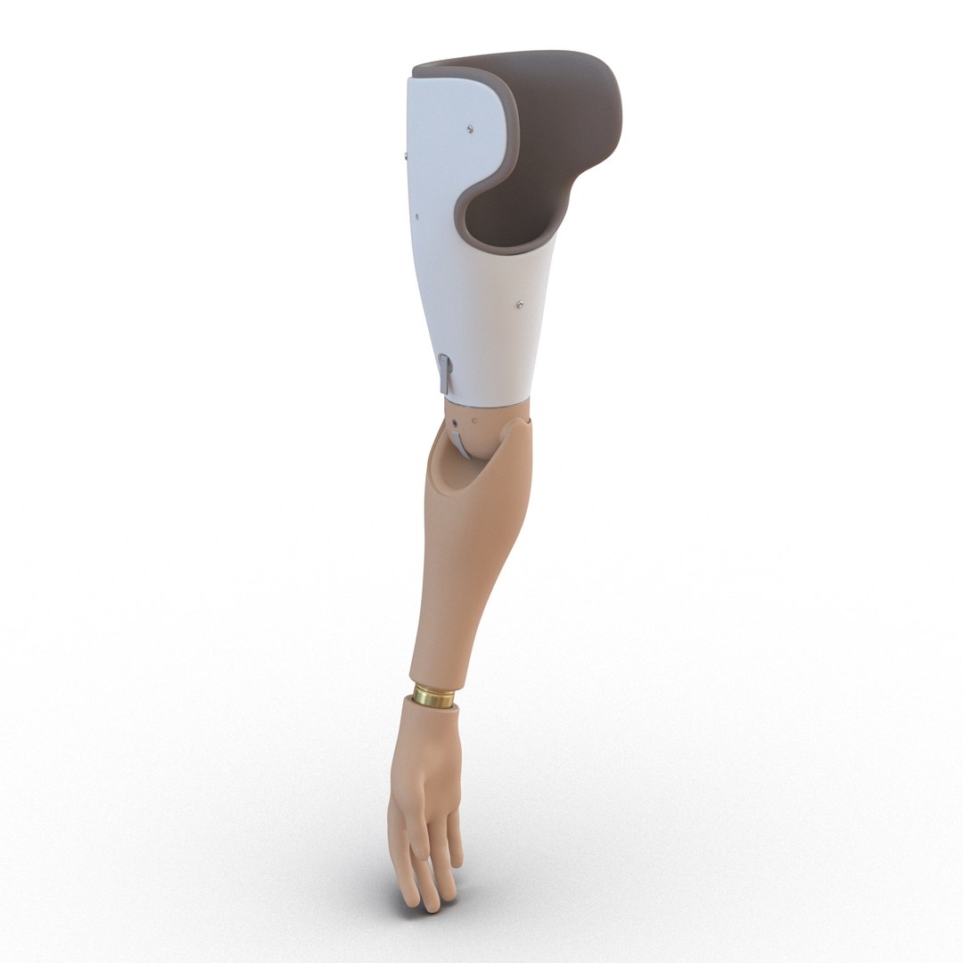 Prosthetic Arm Rigged 3d Model
