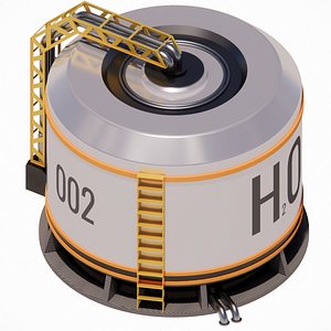 3D Sci fi Water Tank 002