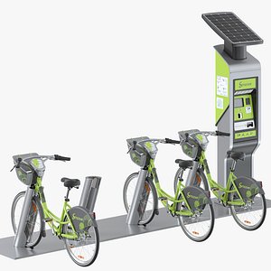 Bike Share Station 3D