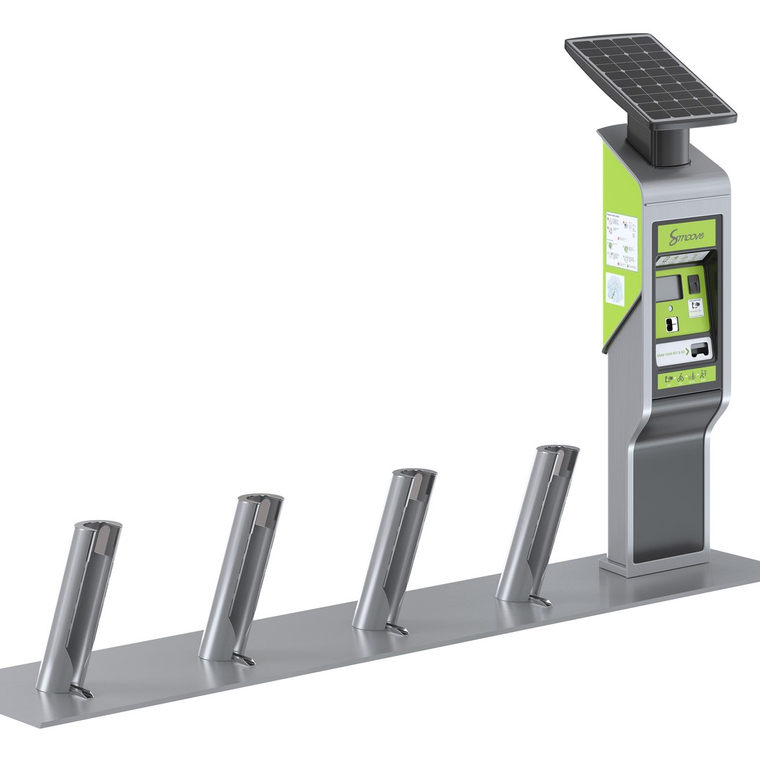 Bike Share Station 3D https://p.turbosquid.com/ts-thumb/EW/p4J8fi/FB/bikesharingrender8/jpg/1689845649/1920x1080/fit_q87/225bcdeb1cb80fcb7764eb3a5891b84220cc7184/bikesharingrender8.jpg