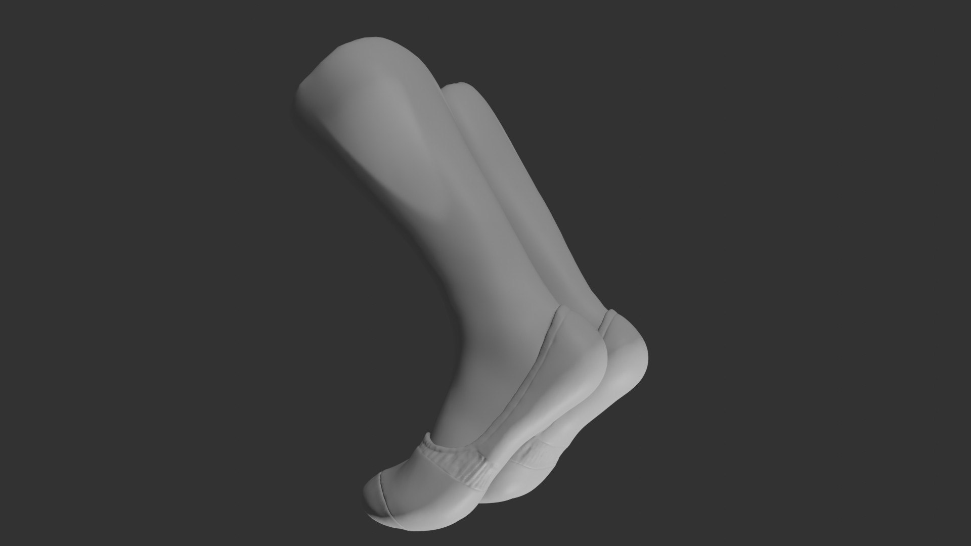 3D White Socks Model - TurboSquid 1776182