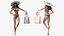 3D Bikini Girl With Bag Rigged model