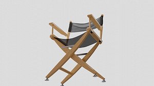 3D model director chair film