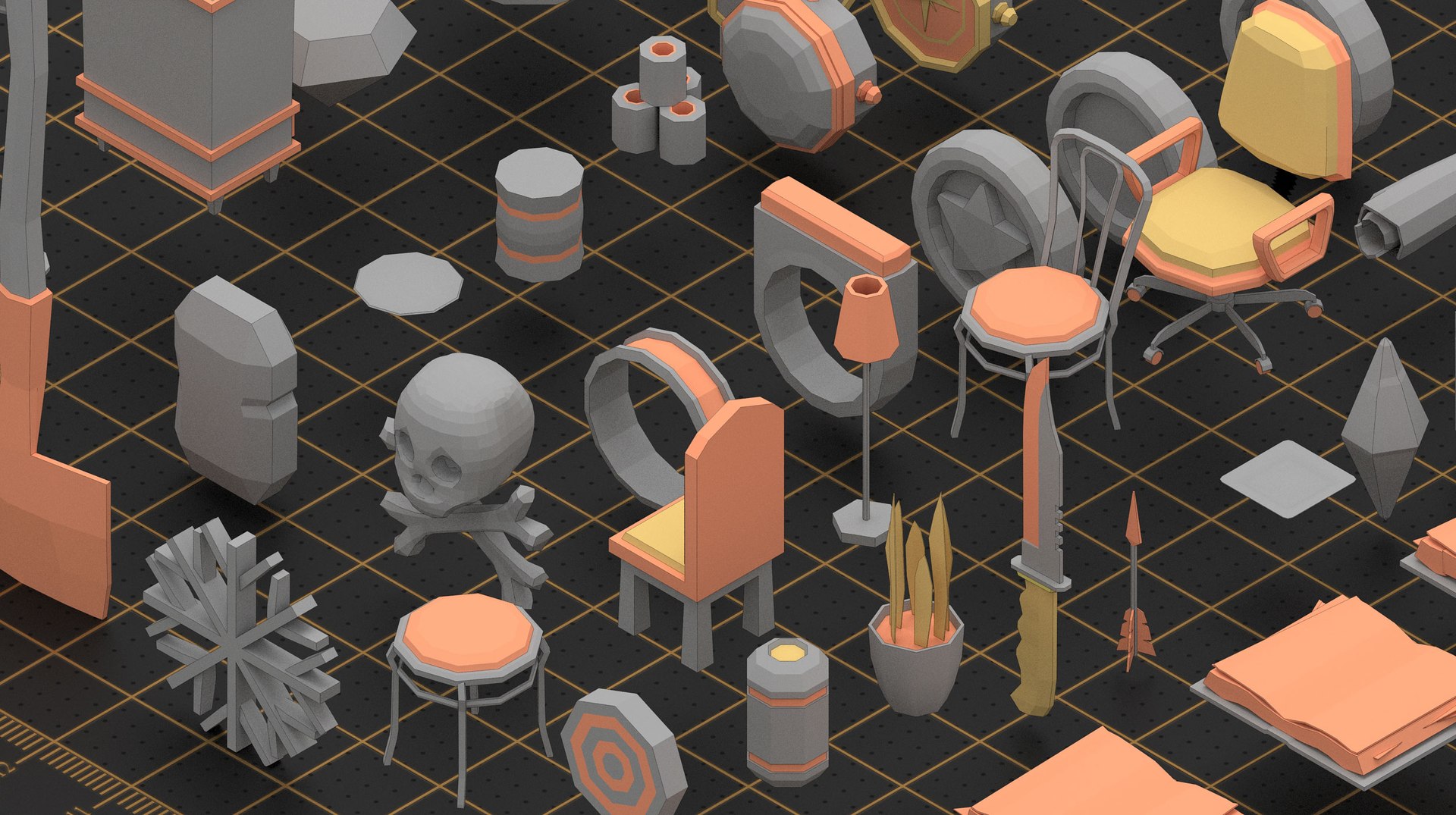 100 Basemesh Game Collection 3D Model - TurboSquid 2341640