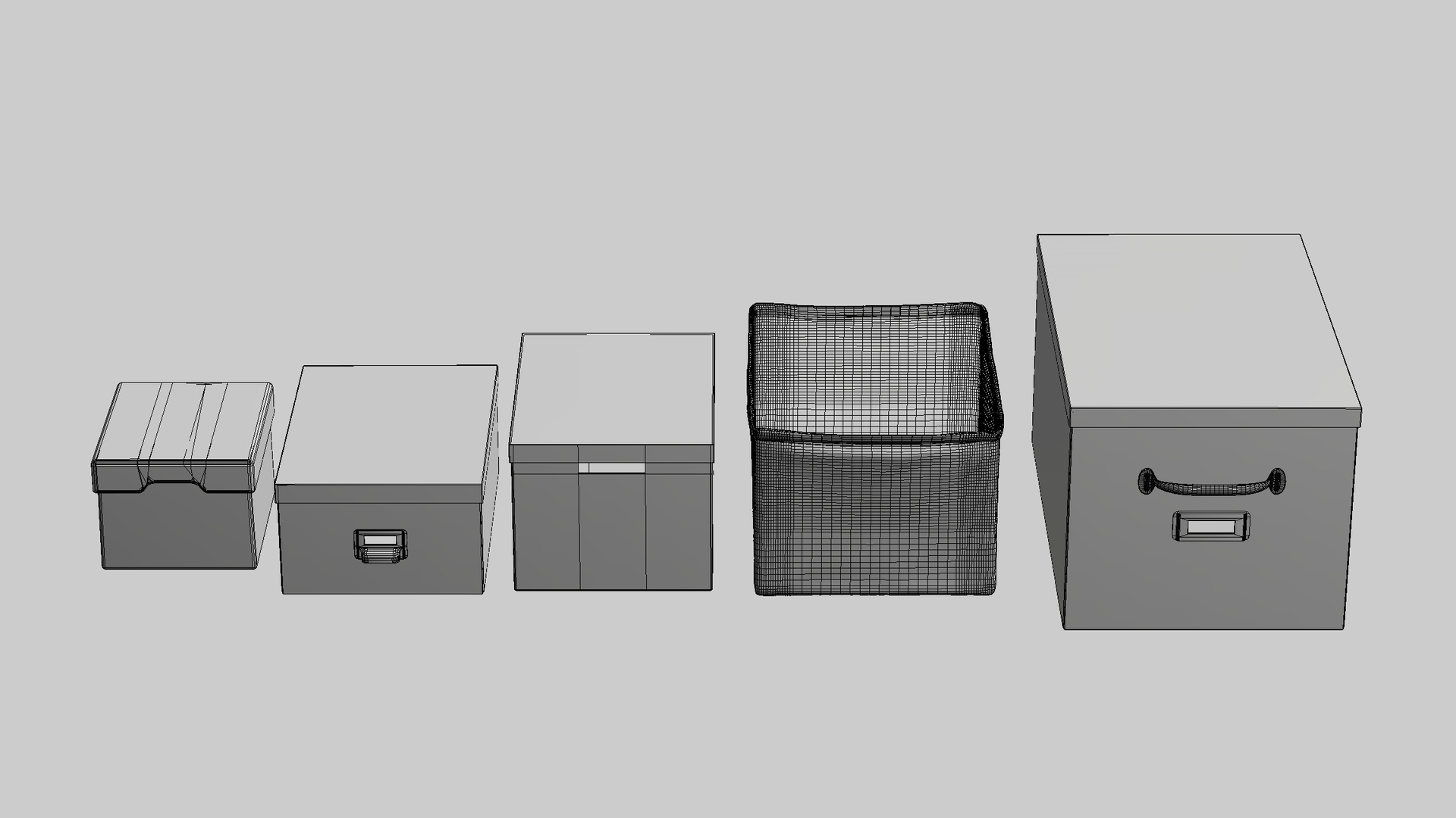 3D model Storage boxes 02 TurboSquid 1879556
