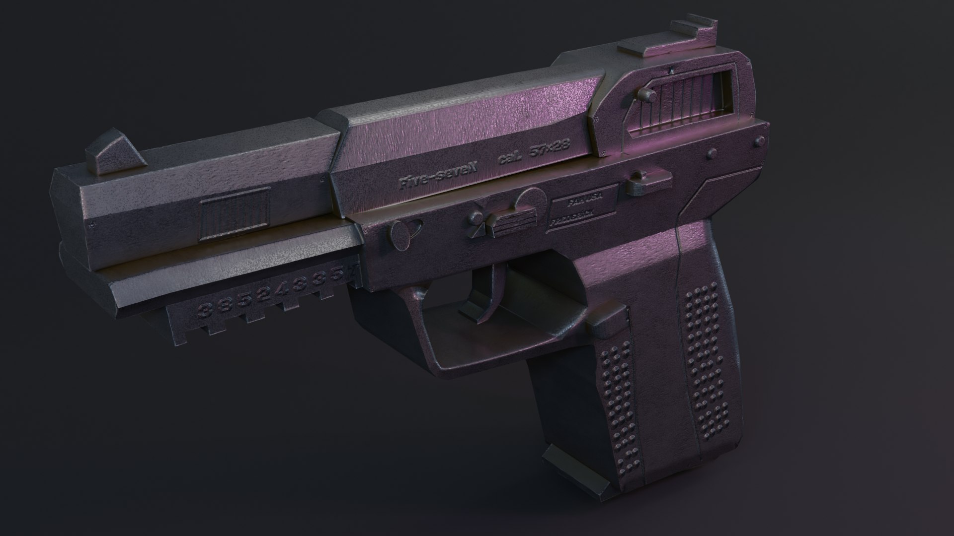 3D CsGo Five Seven Model - TurboSquid 1788243