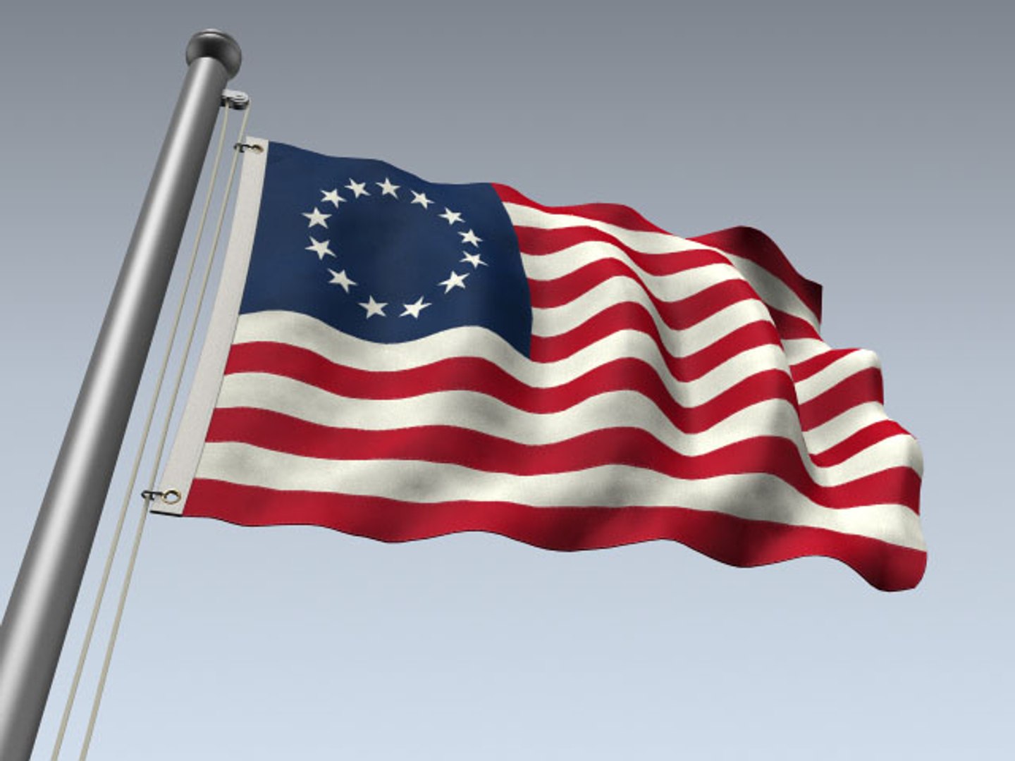 3ds max flag betsy ross