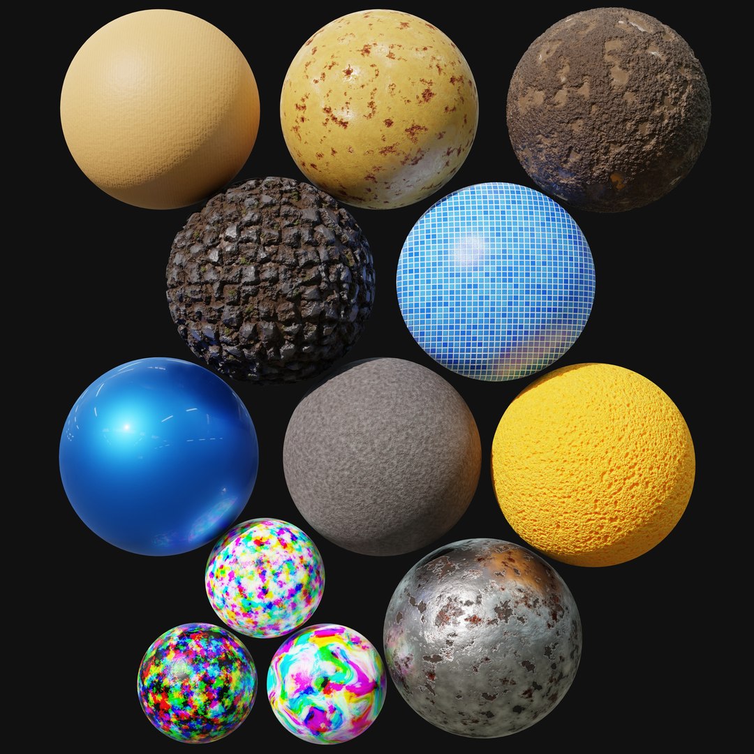 Blender Procedural Material Pack 4 3d Model Turbosquid 1818443