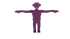 slimeman slime man 3d model
