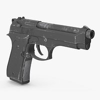 Old Scratched Gun