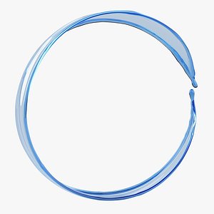 3D Elegant Curved Splash 09