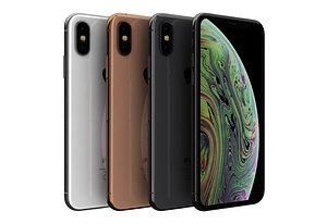 3D apple iphone xs color model