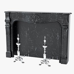 Decorative 18th Century French Louis XV Fireplace