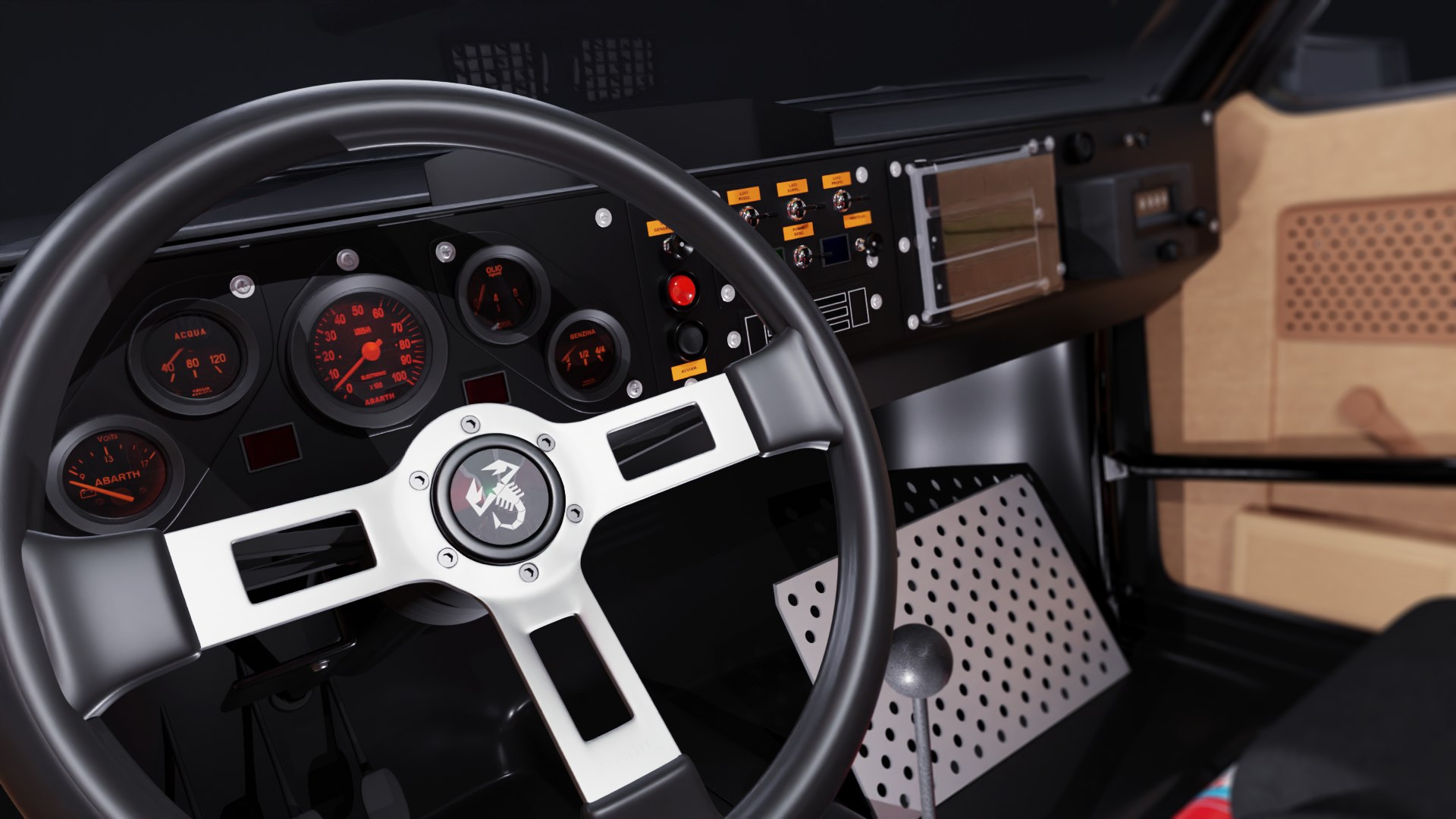 1978 Fiat Ritmo Gr 2 Alitalia Bettega Montecarlo Model - TurboSquid 2328543