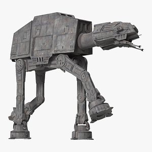 Star Wars AT AT Dark Rigged for Maya 3D model
