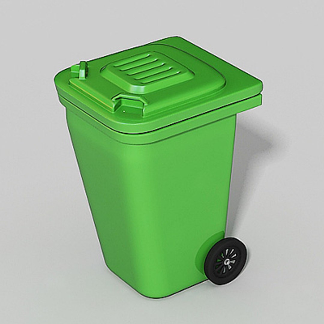 3ds max recycle trash cans