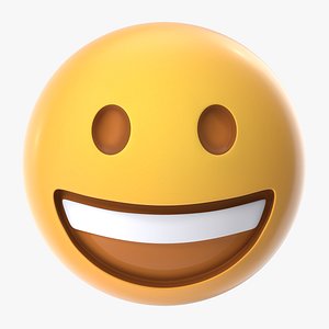 laughing emoji 3D model