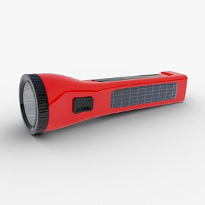 3D Flashlight LED Solar Power