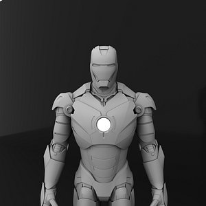 3D iron man suit