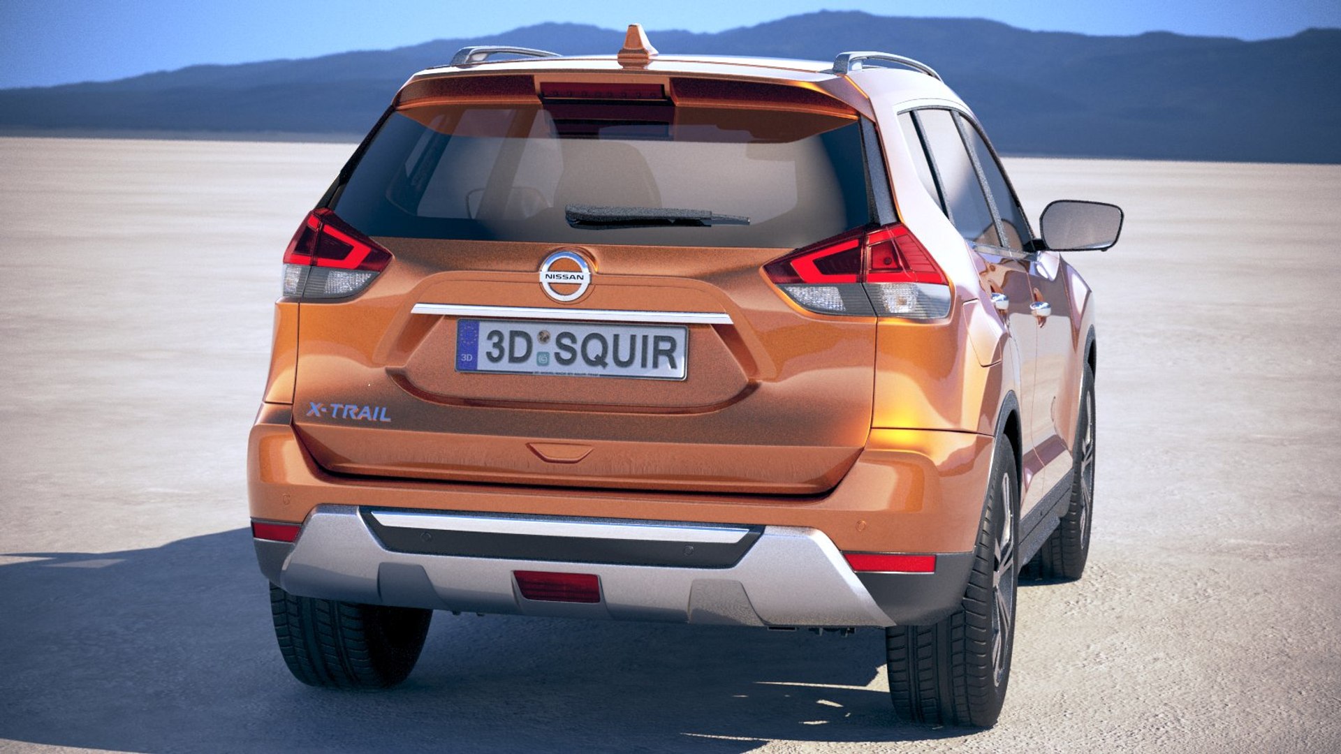 Nissan X-trail Crossover 3D Model - TurboSquid 1274223
