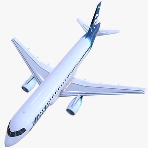Airbus A320 Airplane Aliaska Airlines