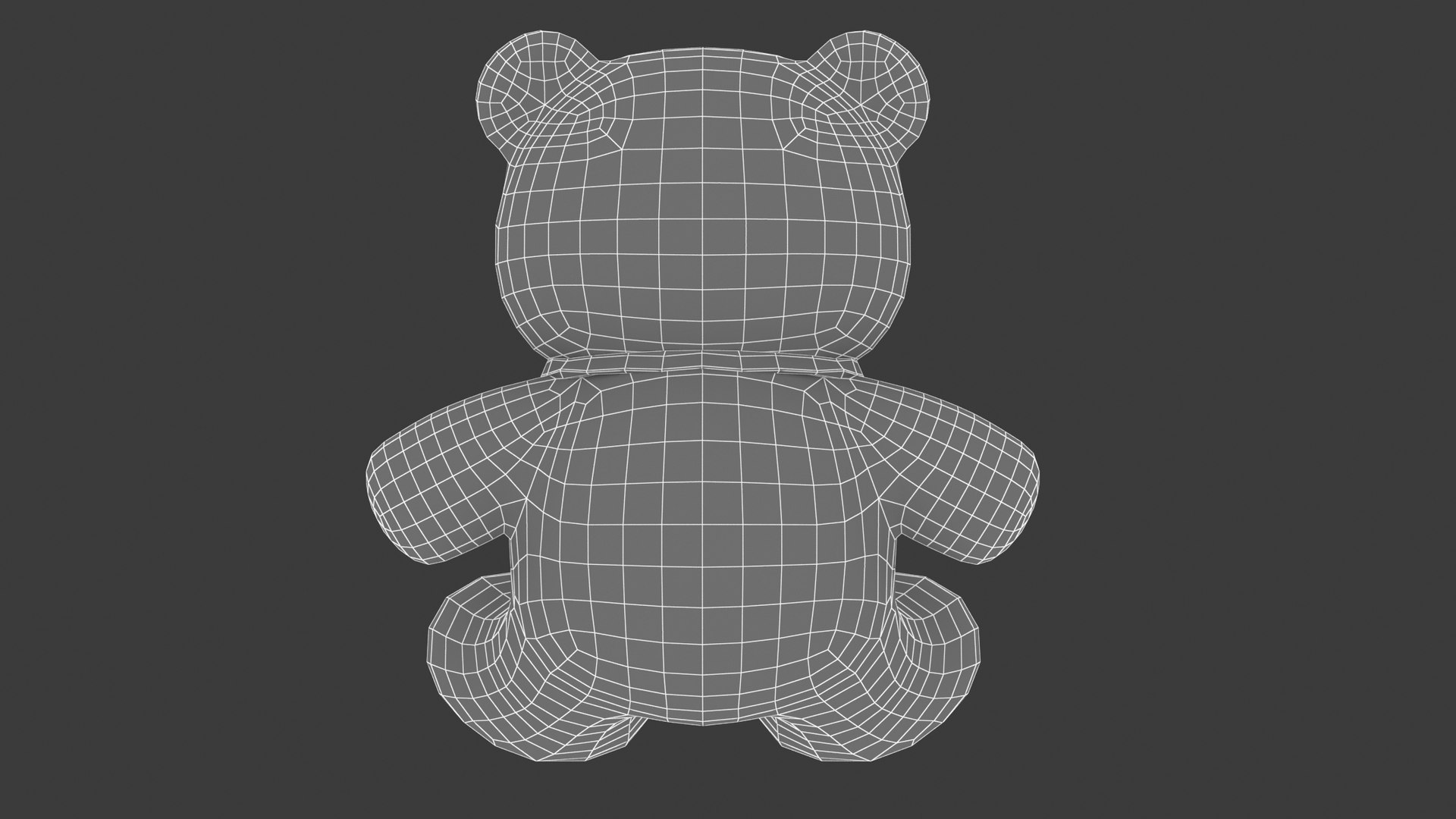 Whatsapp Teddy Bear Emoji 3D Model TurboSquid 2144850
