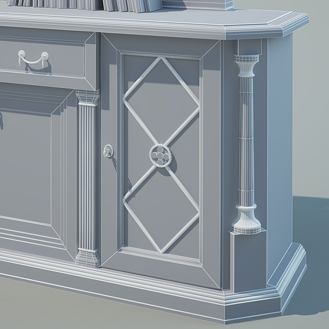 3d Model Interior Commode