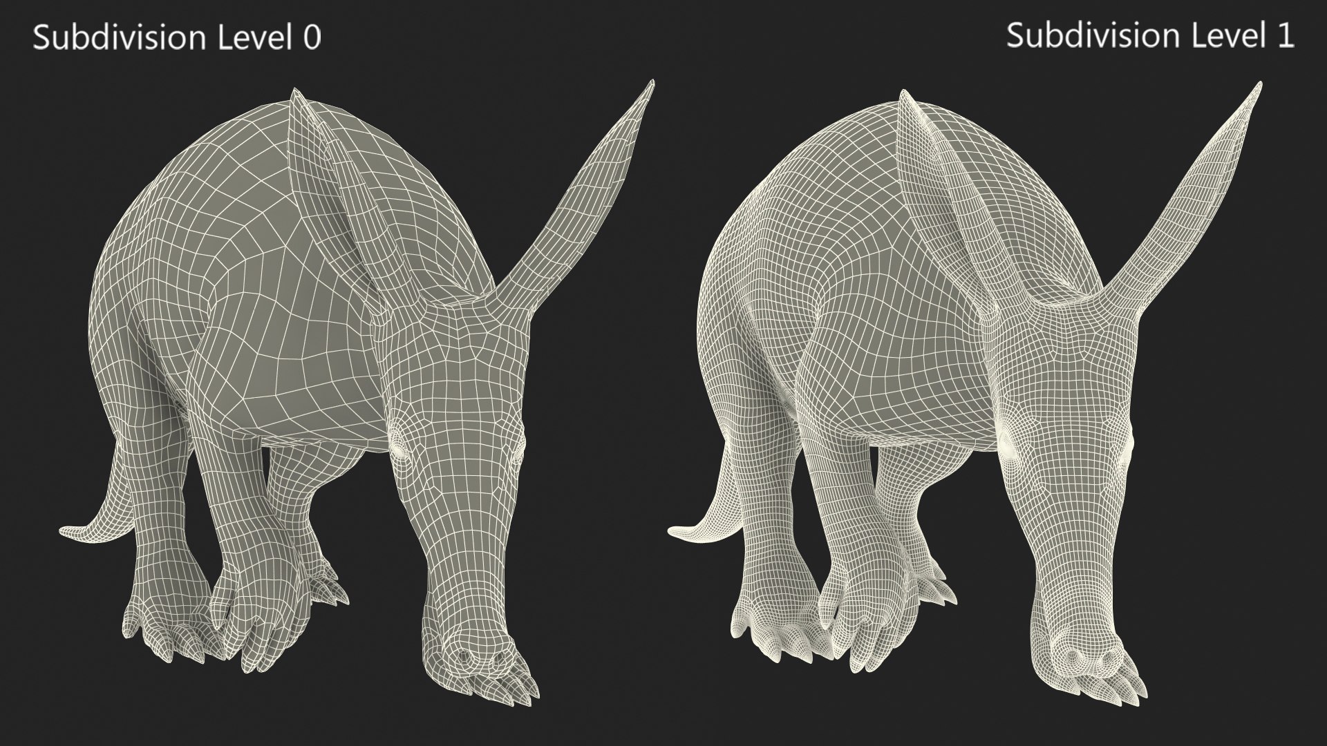 Nocturnal Mammal Aardvark Walking Pose Fur 3D model https://p.turbosquid.com/ts-thumb/EX/injDcf/2o/nocturnalmammalaardvarkwalkingposefurmb3dmodel021/jpg/1712187572/1920x1080/fit_q87/6ec69fbd76a7606e36ea739ef508cd2237f0c145/nocturnalmammalaardvarkwalkingposefurmb3dmodel021.jpg
