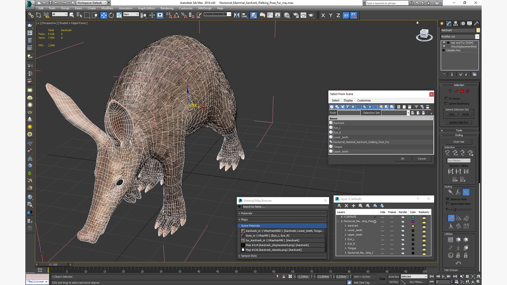 Nocturnal Mammal Aardvark Walking Pose Fur 3D model https://p.turbosquid.com/ts-thumb/EX/injDcf/Vy/nocturnalmammalaardvarkwalkingposefurmb3dmodel024/jpg/1712187589/1920x1080/fit_q87/ef499b458975869d84897446bd9267b6a3155f2d/nocturnalmammalaardvarkwalkingposefurmb3dmodel024.jpg