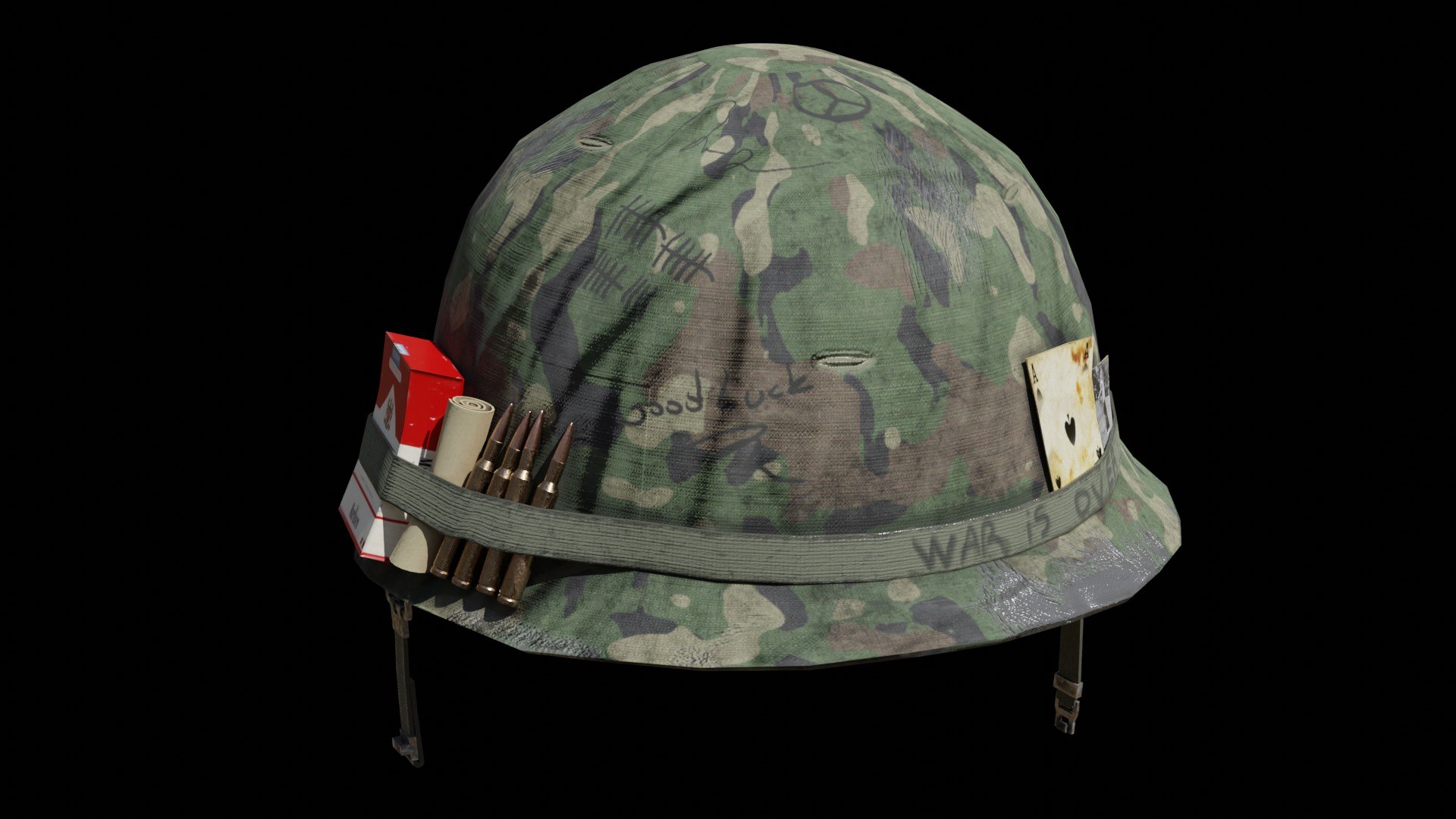 3D Military Helmet - TurboSquid 1916017