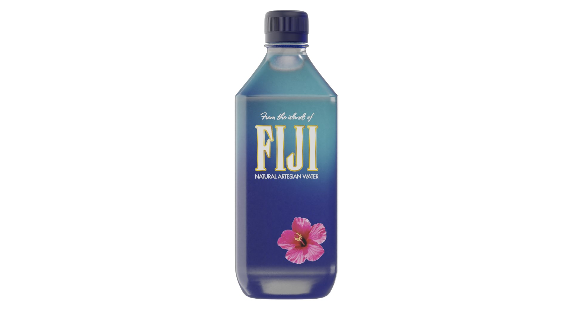 Realistic Fiji Water Bottle Model - Turbosquid 1565162