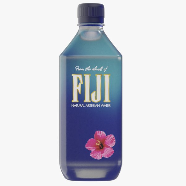 modelo 3d Botella de agua PBR Realistic Fiji - TurboSquid 1565162
