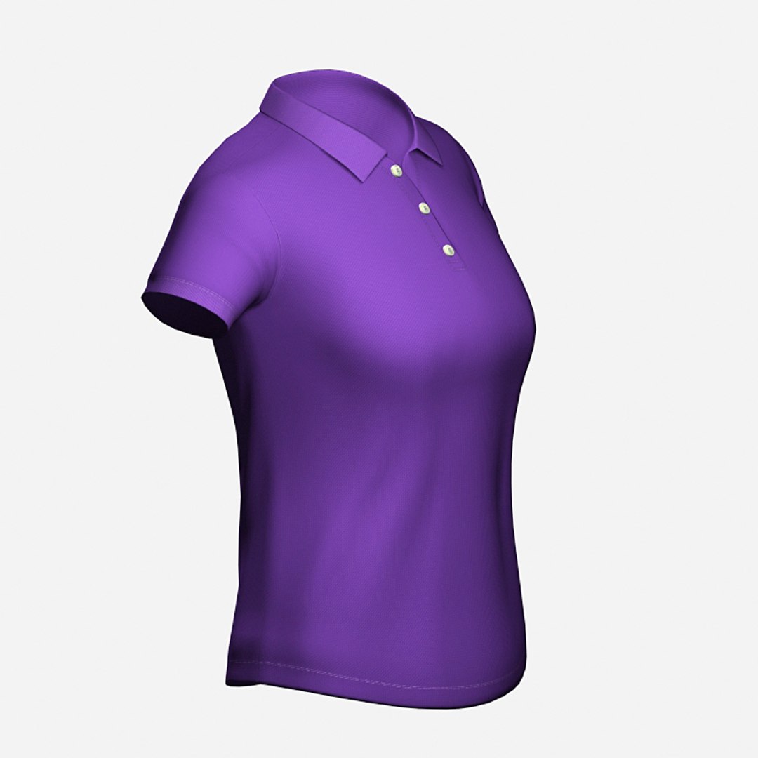 polo t shirt 3d model