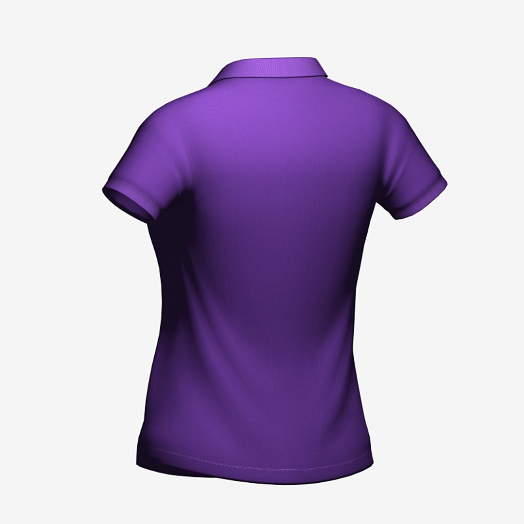 polo t shirt 3d model