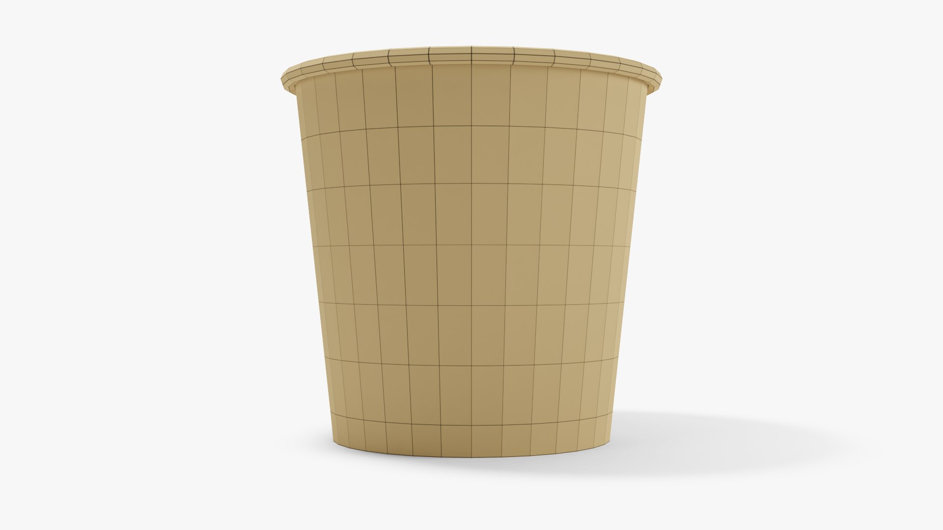 Paper Cup 3D model https://p.turbosquid.com/ts-thumb/EX/oa7zhC/88/wireframe6/png/1646206887/1920x1080/fit_q87/59a01a95acadc533147d6b797181cc6f5f107abe/wireframe6.jpg