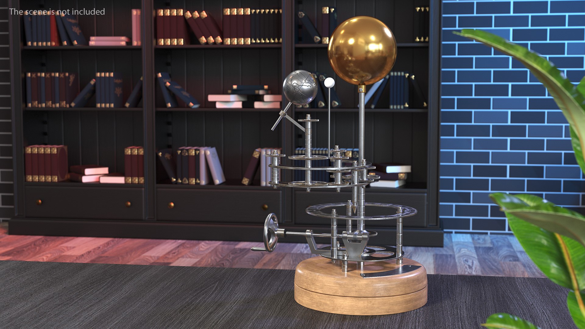 3D Steel Antique Orrery Solar System Rigged - TurboSquid 2092956