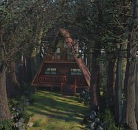 cabin in the forest
