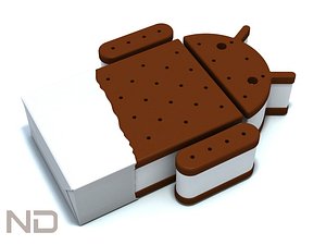 3d model android ice cream