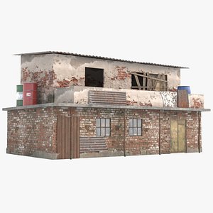 Slum House 3 PBR 3D model