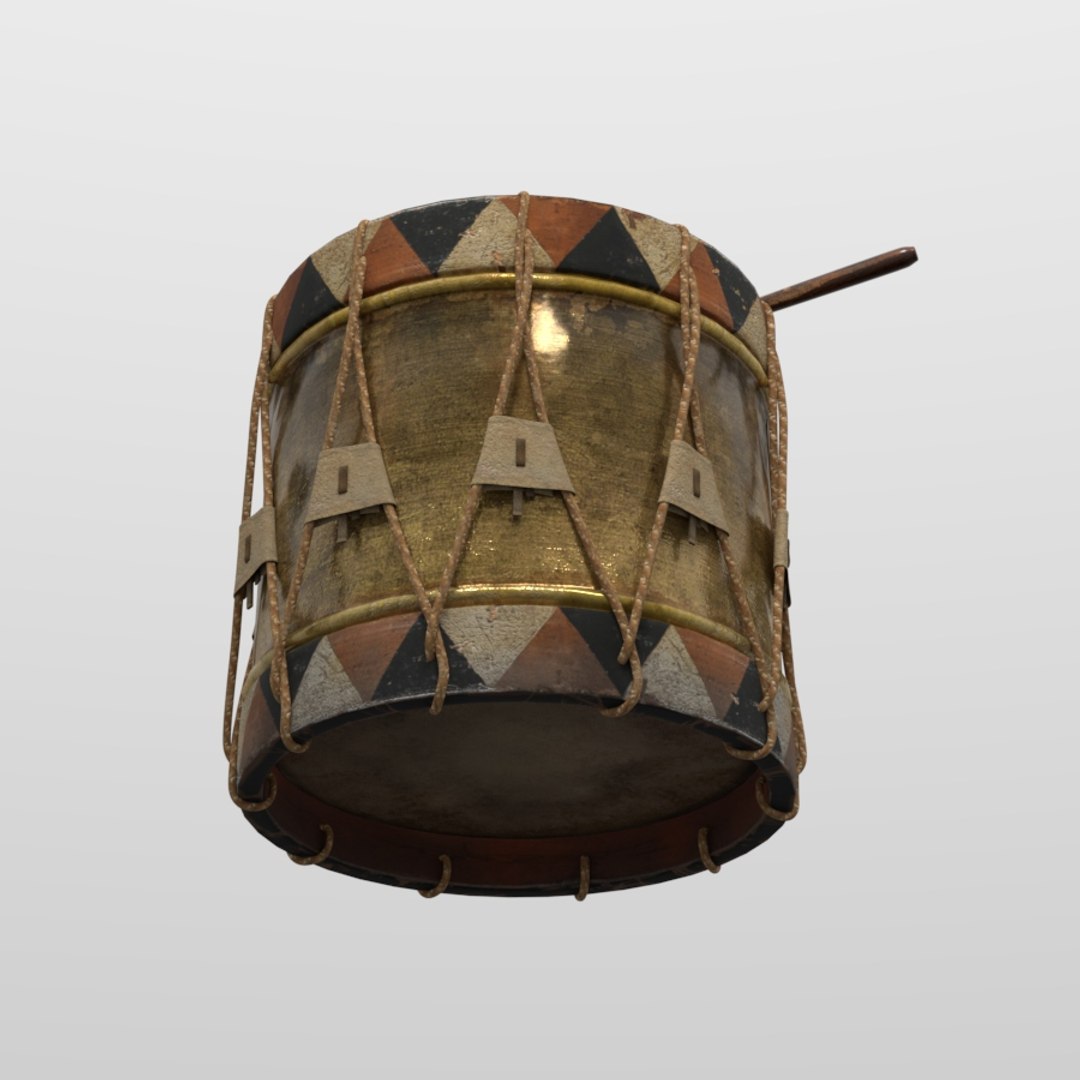 19th military drum model https://p.turbosquid.com/ts-thumb/EX/sVBnrU/YO7ogqKw/drum_04/jpg/1519769707/1920x1080/fit_q87/408f3b6bb25481ab4fbd393642262e8c6eb7994f/drum_04.jpg